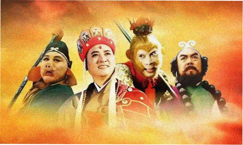 故事线梳理方法的示意海报,主线用松石绿标注